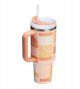 Kubek Termiczny Stanley Quencher H2.O FlowState 1.18L Apricot Court Geo