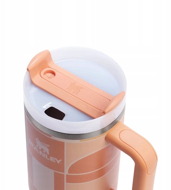 Kubek Termiczny Stanley Quencher H2.O FlowState 1.18L Apricot Court Geo