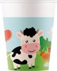 Χάρτινα ποτήρια Farm 200ml 8τμχ