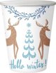 Χάρτινα ποτήρια Hello Winter 250ml 6τμχ