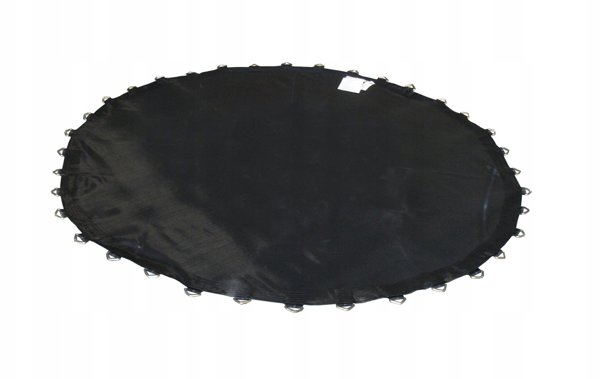 Kubisport Wymienna Mata do Trampoliny z Haczykami Batut Czarna KUBISPORT śr. 244 cm