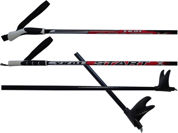 Kubisport Kijki Kije Biegowe do Narciarstwa Biegowego Biegówki Solidne SKOL 125cm