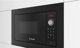 Εντοιχιζόμενο φούρνος μικροκυμάτων BOSCH Bosch Serie 2 BFL623MB3, 800 W, 5 επίπεδα ισχύος, LED οθόνη, μαύρο