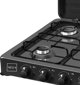 Κουζίνα Αερίου Stella STKGC-04 με 4 Εστίες, Μαύρη