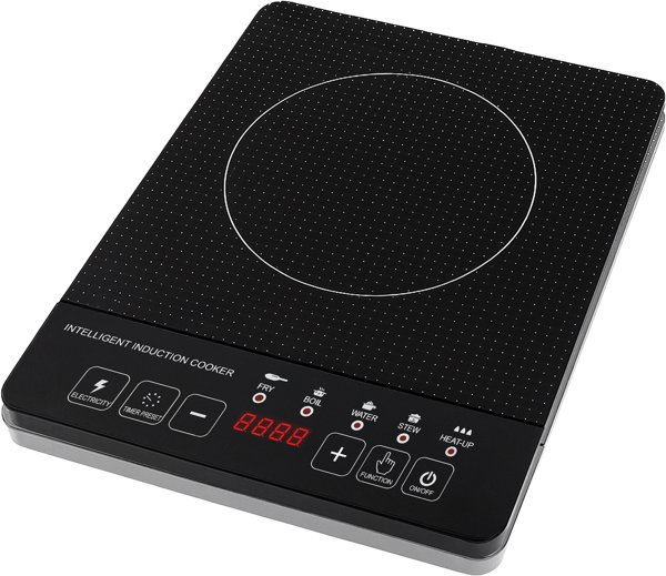 Φορητή επαγωγική εστία ACV, 1 εστία, 2000w, 5 λειτουργίες o210-1