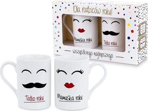 KUKARTKA Kubek komplet Mama/Tata
