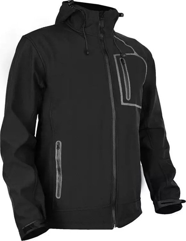 Ανδρικό μπουφάν Yato MENS JACKET SOFTSHELL STR_027_BLACK_L