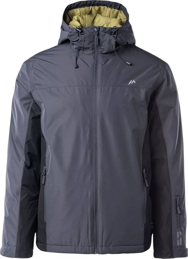 Ανδρικό μπουφάν Berg Outdoor Martes essentials MAKIO, ebony/anthracite/green olives, μέγεθος XXL