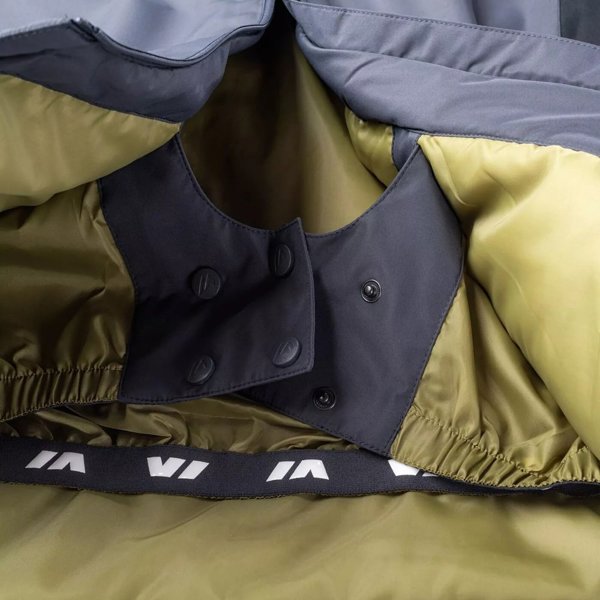 Ανδρικό μπουφάν Berg Outdoor Martes essentials MAKIO, ebony/anthracite/green olives, μέγεθος XXL