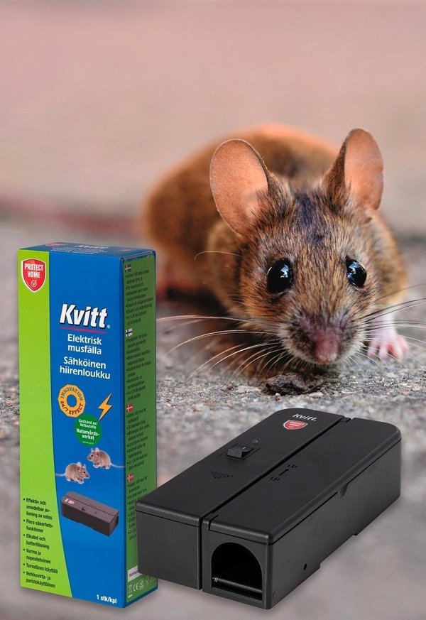 Kvitt® Elektrisk musefælde
