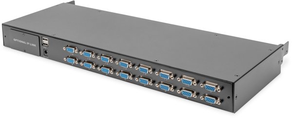 KVM Digitus 19" TFT Konsole GE Tastatur