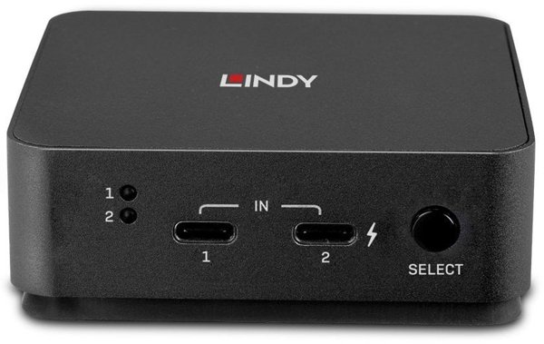 KVM Lindy 2-Port -C Dual HDMI 4K60 Switch