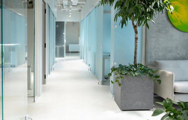 Kwietnik KARO 800x400x400 beton ECO recycled - jasny szary beton LA936-70 Lamela