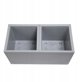 Kwietnik KARO 800x400x400 beton ECO recycled - jasny szary beton LA936-70 Lamela