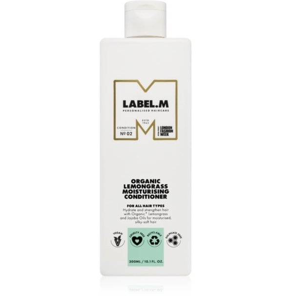 Label m Label.M, Organic LemonGrass, Hair Conditioner, Moisturising, 300 ml For Women