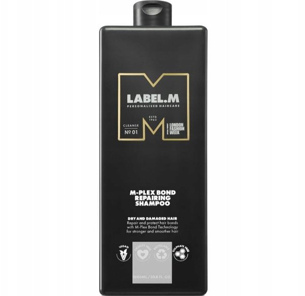 Label m Label.M, M-Plex, Hair Shampoo, Bond Repair, 1000 ml For Women