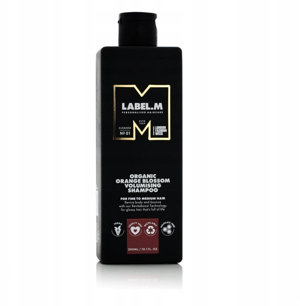 Label m Label.M, Organic Orange Blossom, Hair Shampoo, Volume & Body, 300 ml For Women