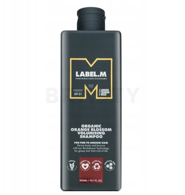 Label m Label.M, Organic Orange Blossom, Hair Shampoo, Volume & Body, 300 ml For Women