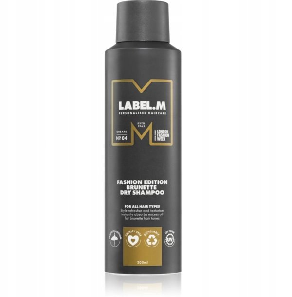 Label m Label.M, Fashion Edition, Hair Dry Shampoo, Refreshing, 200 ml For Women