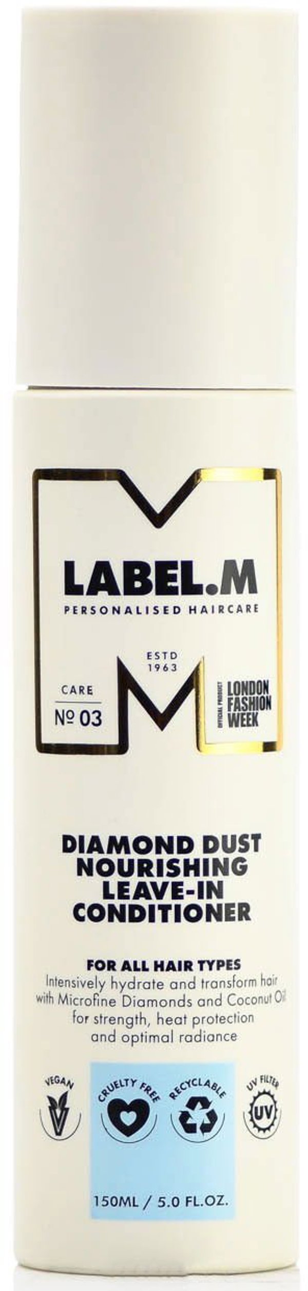 Label m Label.M, Diamond Dust, Hair Leave-In Conditioner, Nourishing, 150 ml For Women