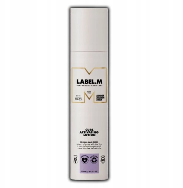 Label m Label.M, Curl Activating, Hair Styling Lotion, 250 ml For Women