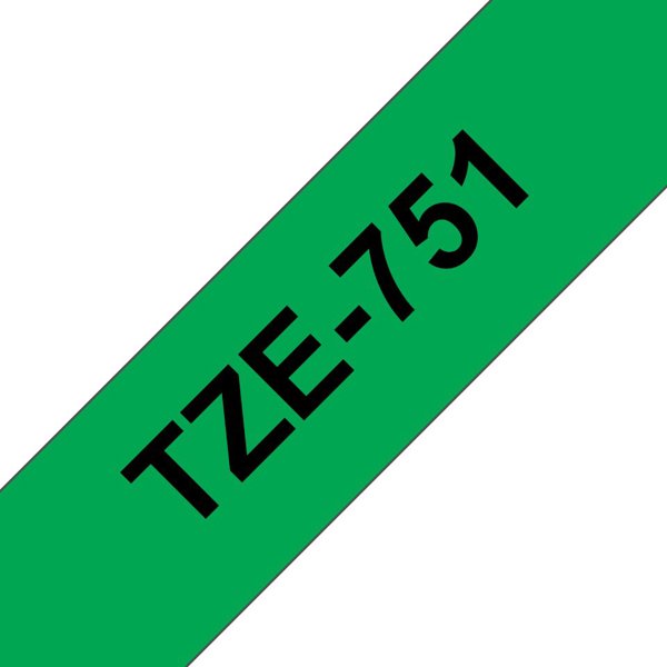 LABEL 24MM BLACK N GREEN