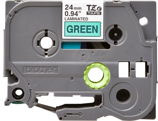 LABEL 24MM BLACK N GREEN