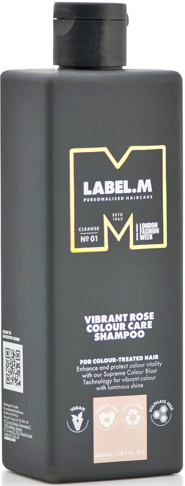Label m Label.M, Vibrant Rose, Hair Shampoo, Color Protecting, 300 ml For Women