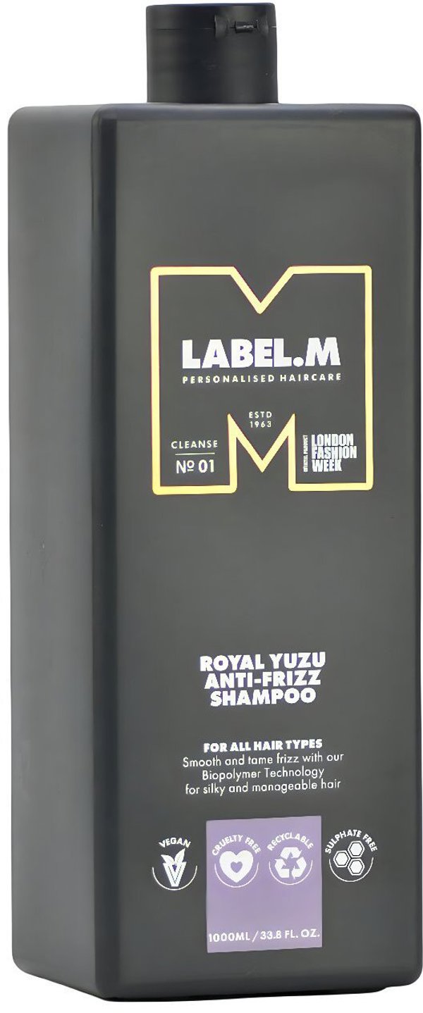 Label m Label.M, Royal Yuzu, Hair Shampoo, Anti-Frizz, 1000 ml For Women