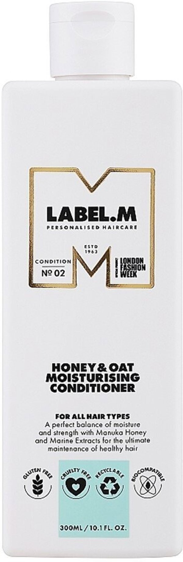 Label m Label.M, Honey & Oat, Hair Conditioner, Moisturising, 300 ml For Women