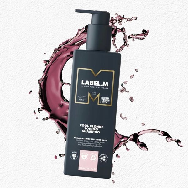 Label m Label.M, Cool Blonde, Hair Shampoo, For Neutralisation Of Yellow Tones, 1000 ml For Women