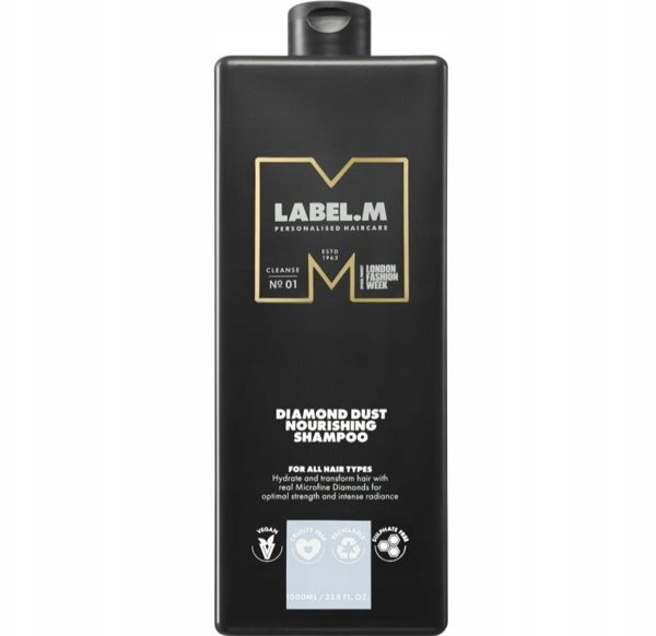 Label m Label.M, Diamond Dust, Hair Shampoo, Nourishing, 1000 ml For Women