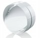 Lacznik kanalu okragly z zaworem zwrotnym fi 100mm bialy KO100-22