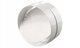 Lacznik kanalu okragly z zaworem zwrotnym fi 100mm bialy KO100-22