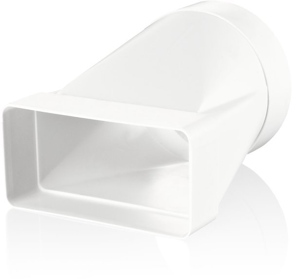 Lefkos syndesmos kanaliou plasiou kai stroggilou 90x220 mm fi 150 mm KP90-3