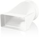 Lefkos syndesmos kanaliou plasiou kai stroggilou 90x220 mm fi 150 mm KP90-3