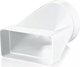 Lefkos syndesmos kanaliou plasiou kai stroggilou 90x220 mm fi 150 mm KP90-3