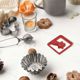 La Cucina Χριστουγεννιάτικα Κουπ Πατ Μπισκότων, Σετ 12 Τεμάχια, Ανοξείδωτες Φόρμες Ζαχαροπλαστικής