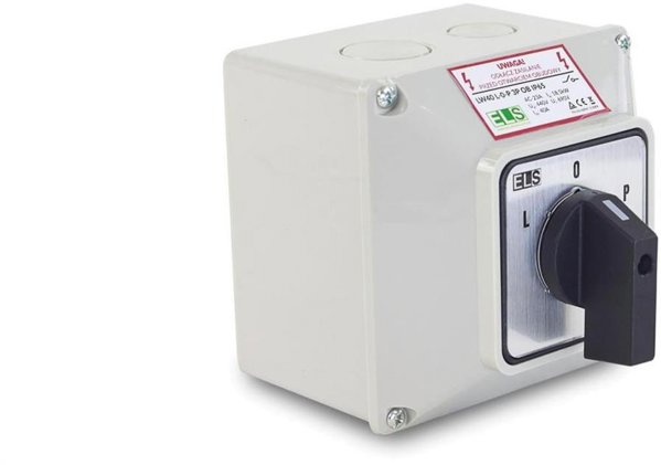 Διακόπτης περιστροφικός L-0-P 16A 3P σε περίβλημα IP65 / LW16 L-0-P 3P OB