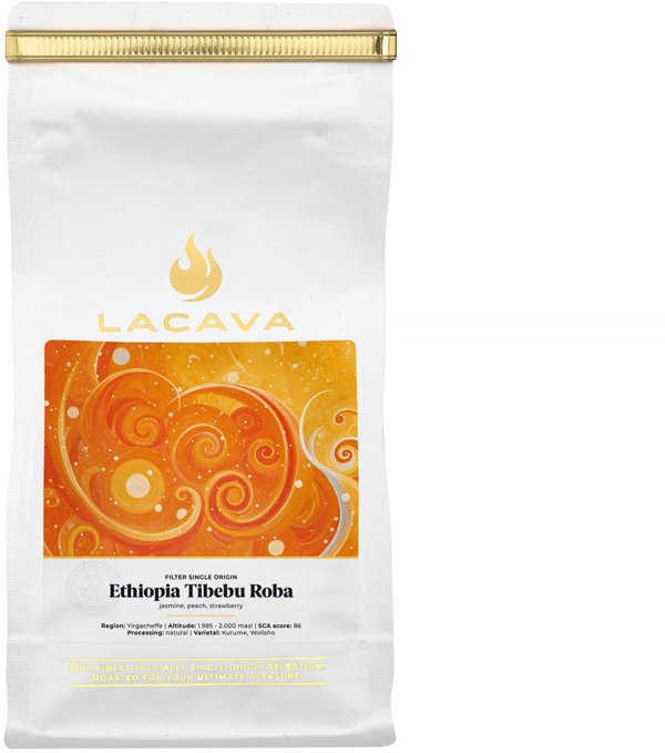 LaCava - kawa ziarnista Etiopia Tibebu Roba Natural Filter 250 g