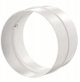 Lacznik kanalu okraglego fi 125mm bialy KO125-2