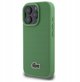 Lacoste Hard Cover Iconic Petit Pique Woven Logo MagSafe Green, for iPhone 16 Pro Max, LCHMP16LPVCN