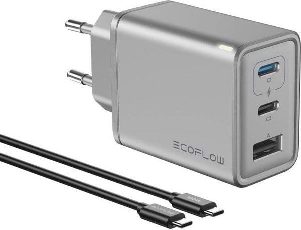 EcoFlow GaN RAPID Φορτιστής, 65W, USB-C, Ταχείας Φόρτισης