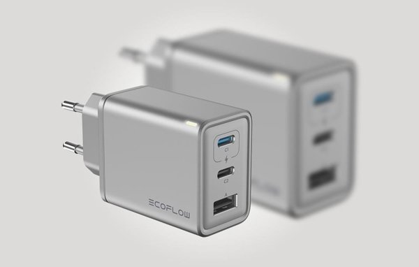 EcoFlow GaN RAPID Φορτιστής, 65W, USB-C, Ταχείας Φόρτισης