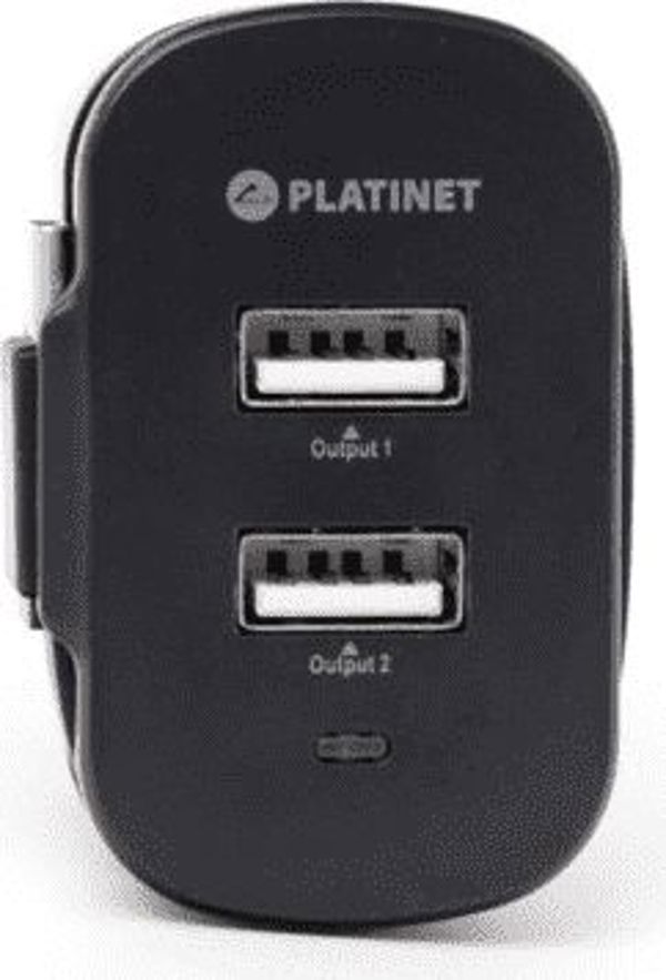 Φορτιστής Platinet PLCURTC 2x USB-A 3.4 A (PLCURTC)