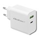 Φορτιστής Τοίχου Qoltec, 1x USB-A & 1x USB-C, 3A, Λευκός (51718)