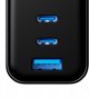 Φορτιστής δικτύου 3MK InCharge Lumin PD 67W QC4+ PPS AFC FCP SCP USB-A 2xUSB-C TFT μαύρος