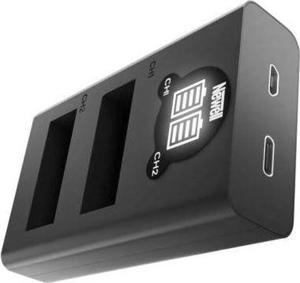 Newell DL-USB-C Διπλός Φορτιστής Μπαταριών για GoPro AHDBT-901 με Οθόνη και USB-C