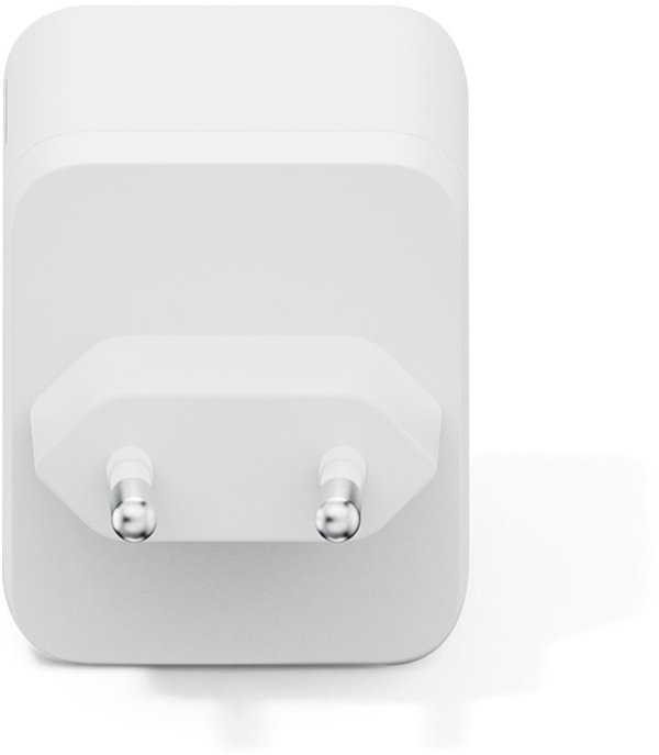 Φορτιστής δικτύου 100W με 2x USB-C και 1x USB-A λευκός