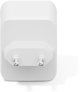 Φορτιστής δικτύου 100W με 2x USB-C και 1x USB-A λευκός